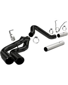 MagnaFlow 07-17 Dodge Ram 2500/3500 6.7L DPF-Back Black 4in Dual Single Passenger Side Rear Exit - 17070