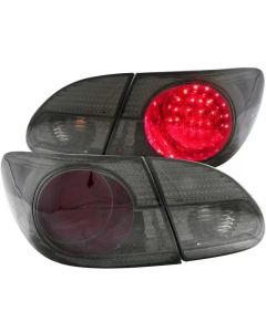 Anzo USA Tail Light Assembly Toyota Corolla 2003-2008- ANZO-321270