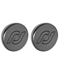 RockJock JK Frame Rail Plugs Frame Behind Front Axle Centerline CNC Machined Black Delrin - RJ-600001-103