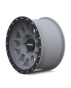 Mayhem 8304 Delta 17x9 / 5x127 BP / -12mm Offset / 78.1mm Hub Matte Gunmetal w/Matte Black Lip Wheel - 8304-7973MGT12