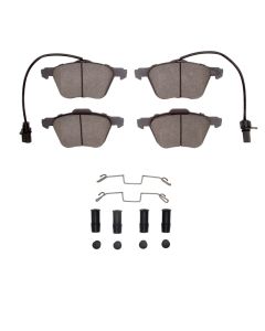 DFC 01-03 Volkswagen EuroVan Front 5000 Advanced Low Metallic Brake Pads and Hardware Kit - 1551-0880-01