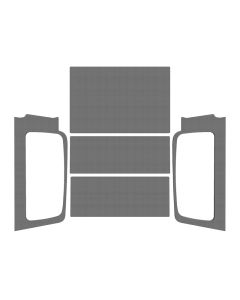 DEI 04-06 Jeep Wrangler LJ Unliminted Headliner Complete Kit - Gray - 50603