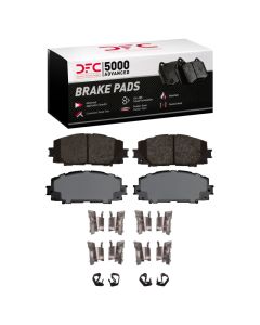 DFC 10-17 Lexus CT200H Front 5000 Advanced Ceramic Brake Pads and Hardware Kit - 1552-1184-11