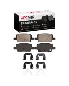 DFC 16-24 Buick Enclave Rear 5000 Advanced Ceramic Brake Pads and Hardware Kit - 1551-1914-01