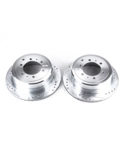 Power Stop 96-97 Lexus LX450 Rear Evolution Drilled & Slotted Rotors - Pair - JBR743XPR