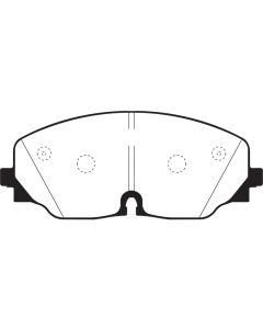 EBC 2017+ Volkswagen Atlas 2.0L Turbo Yellowstuff Front Brake Pads - DP43087R