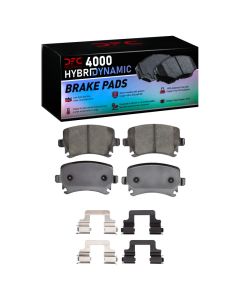 DFC 06-21 Audi TT Quattro Rear 4000 HybriDynamic Brake Pads and Hardware Kit - 4000-1108-02
