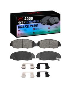 DFC 98-02 Honda Accord Coupe Front 4000 HybriDynamic Brake Pads and Hardware Kit - 4000-1578-02