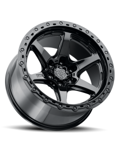 MTX Spitfire 6 Gloss Black 22x10in / 6x139.7 BP / -18mm Offset / 106.1mm Bore - X300GB-221060-18