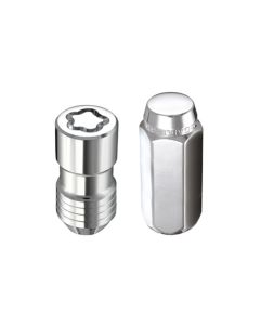 McGard 8 Lug Hex Install Kit w/Locks (Cone Seat Nut) M14X1.5 / 22mm Hex / 1.945in. Length - Chrome - 84838