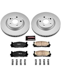 Power Stop 13-18 Lexus ES300h Front Z17 Evolution Geomet Coated Brake Kit - CRK3053