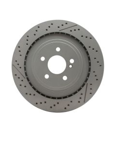 DFC 10-18 Mercedes-Benz C63 AMG Rear Drilled GeoSPEC Coated Rotor and Slotted - 634-63094