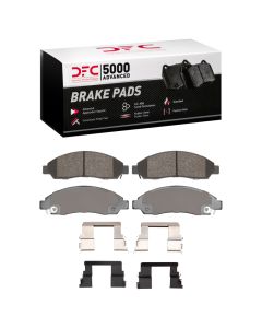 DFC 04-08 Chevrolet Colorado Front 5000 Advanced Ceramic Brake Pads and Hardware Kit - 1551-1039-01