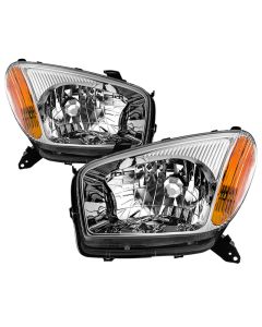 xTune Toyota RAV4 2001-2003 OEM Style Headlights - Chrome HD-JH-TRAV4-AM-C - 9036002