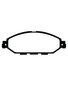EBC 12-13 Infiniti JX35 3.5 Greenstuff Front Brake Pads - DP23010