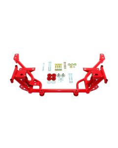 BMR 05-14 S197 Mustang K-Member w/ STD. Motor Mounts and STD. Rack Mounts - Red - KM018R