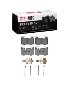 DFC 09-14 Mini Cooper (Excl Clubman) Front 5000 Advanced Low Metallic Brake Pads and Hardware Kit - 1551-1403-01