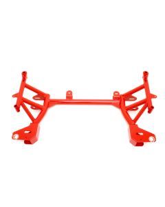 BMR 93-02 F-Body K-Member w/ No Motor Mounts and STD. Rack Mounts - Red - KM001R