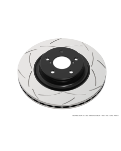 DBA 04-17 Mazda 3 2.3L Front Street Series Slotted Brake Rotor - DBA2956S