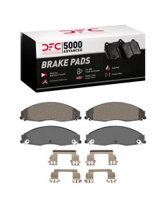 DFC 03-08 Cadillac CTS Front 5000 Advanced Semi Metallic Brake Pads and Hardware Kit - 1551-0921-01