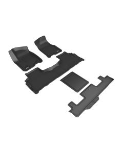 3D Maxpider 21-24 GMC Yukon 7-Seat Kagu Black R1 R2 R3 - L1GM03001509
