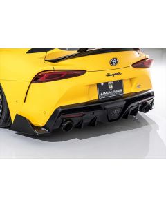AIMGAIN Japan Aero Sport Fiberglass Rear Diffuser for Toyota Supra A90 2020+ - AG-AERO-A90SUPRA-RDF