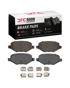 DFC 11-19 Ford Edge Rear 5000 Advanced Ceramic Brake Pads and Hardware Kit - 1551-1377-01