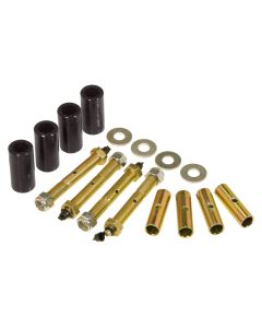 Prothane 55-75 Jeep CJ5/7 Front & Rear Main Spring Eye Bushings - Black - 1-1015-BL