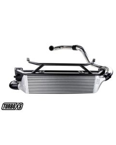 Turbo XS FMIC for 15-16 Subaru WRX - Polished Pipes - W15-FMIC-POL