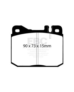 EBC 76-79 Mercedes-Benz 230 Redstuff Front Brake Pads - DP3261C