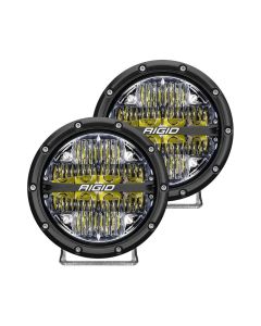 Rigid Industries x SHREDDY 360-Series 6in Lights w/Wt Bcklght (2) + 6 Covers (2 Pink/2 Teal/2 Blk)- RIGI-36204-SHREDDY