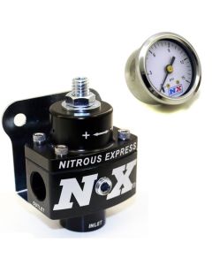 Nitrous Express Fuel Pressure Regulator Non Bypass w/Fuel Pressure Gauge - 15952