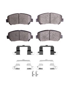 DFC 13-16 Chrysler 200 Front 5000 Advanced Ceramic Brake Pads and Hardware Kit - 1551-1640-01