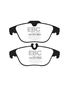 EBC 13-16 Mercedes-Benz GLK250 2.1 Twin TD Yellowstuff Rear Brake Pads - DP42012R