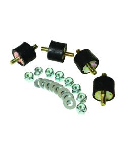 Aeromotive Fuel Pump Vibration Dampener Mounting Kit (For In-Line Fuel Pumps) - 11601