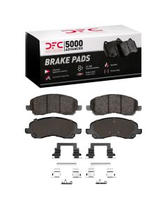 DFC 07-16 Chrysler Sebring Front 5000 Advanced Semi Metallic Brake Pads and Hardware Kit - 1552-0866-01