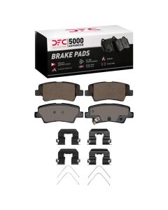 DFC 11-25 Dodge Attitude (Mexico) Rear 5000 Advanced Ceramic Brake Pads and Hardware Kit - 1551-1812-01
