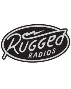 Rugged Radios Rugged Radios Bolt Logo Sticker - STICKER-5BOLT-NI