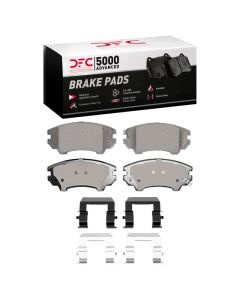 DFC 10-15 Chevrolet Camaro Front 5000 Advanced Ceramic Brake Pads and Hardware Kit - 1551-1404-01