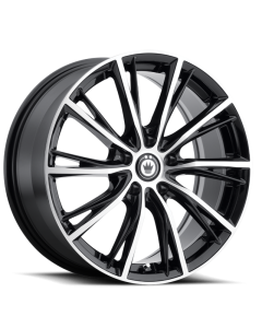Konig Impression 17x7.5 5x114.3 ET40 Gloss Black w/ Machined Face - IP77514405