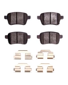 DFC 14-19 Fiat 500L Rear 5000 Advanced Ceramic Brake Pads and Hardware Kit - 1551-1722-01