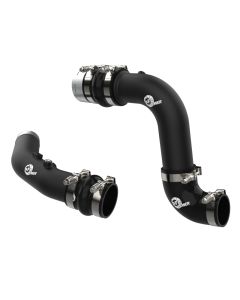 aFe 23-24 Ford F250/F350 Super Duty V8-6.7L BladeRunner 3 In. Aluminum Hot and Cold Charge Pipe- BLK - 46-20684-B