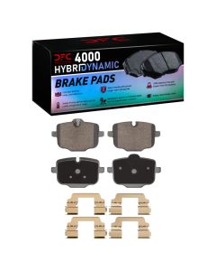 DFC 16-25 BMW X3 Rear 4000 HybriDynamic Brake Pads and Hardware Kit - 4000-1850-01