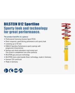 Bilstein B12 2004 BMW 545i Base Front and Rear Suspension Kit - 46-181206