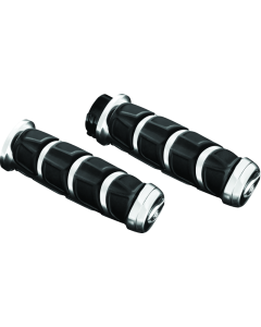 Kuryakyn Kinetic Grips Metric Chrome - Sleek & Durable