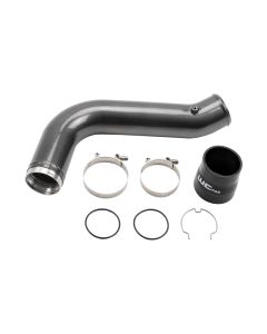 Wehrli 17-19 Chevrolet 6.6L L5P Duramax Passenger Side 3.5in Intercooler Pipe - WCFab Grey - WCF100530-GRY