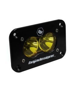 Baja Designs S2 Sport Flush Mount Spot Pattern LED Work Light - Amber - 541011