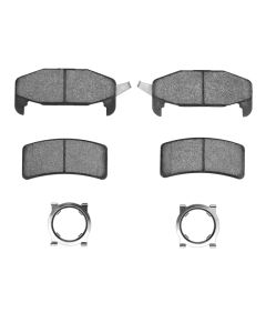 DFC 88-94 Buick Regal Rear 5000 Advanced Semi Metallic Brake Pads and Hardware Kit - 1551-0377-01