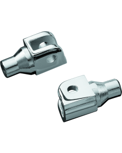 Chrome Front Peg Adapter - Kuryakyn 7939