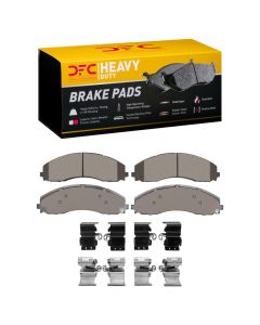 DFC 17-24 Ford F-550 Super Duty Front/Rear Heavy Duty Pads and Hardware Kit - 1214-2018-01